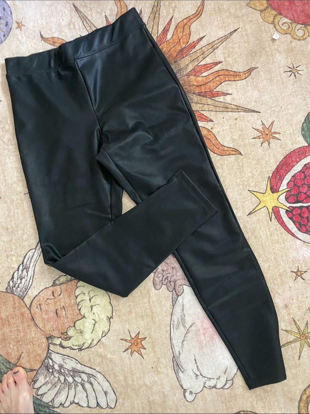 Anthropologie + Sanctuary Women’s vegan Leather Leggings - Black